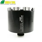 SHDIATOOL 1 шт. M14 Dia102mm лазерная сварка алмазное сухое сверление коронка с боковым защитным отверстием пила твердое гранитное Мраморное сверло