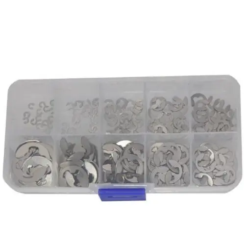 120 шт. набор стопорных колец из нержавеющей стали 304 от 1 5 мм до 10 мм|Детали