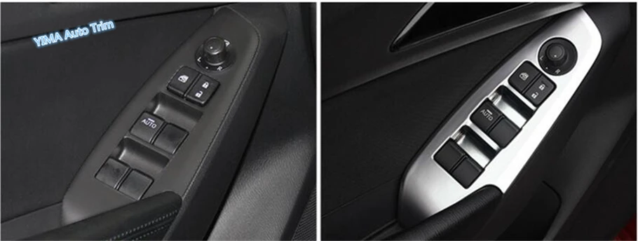 Lapetus For Mazda 3 AXELA Hatchback Sedan 2014 2015 2016 ABS High Quality Armrest Window Glass Lift Button Panel Cover Trim | Автомобили и