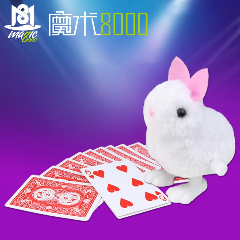 

Smart Rabbit Magic Tricks The Chosen Card Magia Close Up Illusion Gimmick Props Comedy