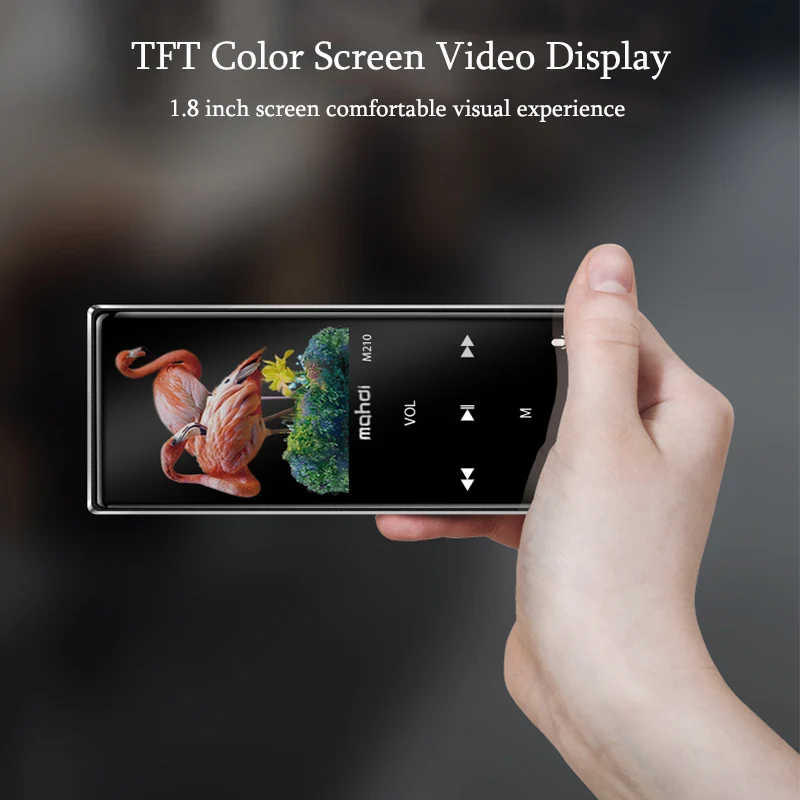 Mahdi M210 16G bluetooth MP3 плеер музыкальный Спортивный Портативный HiFi TFT 1 8 дюймовый экран