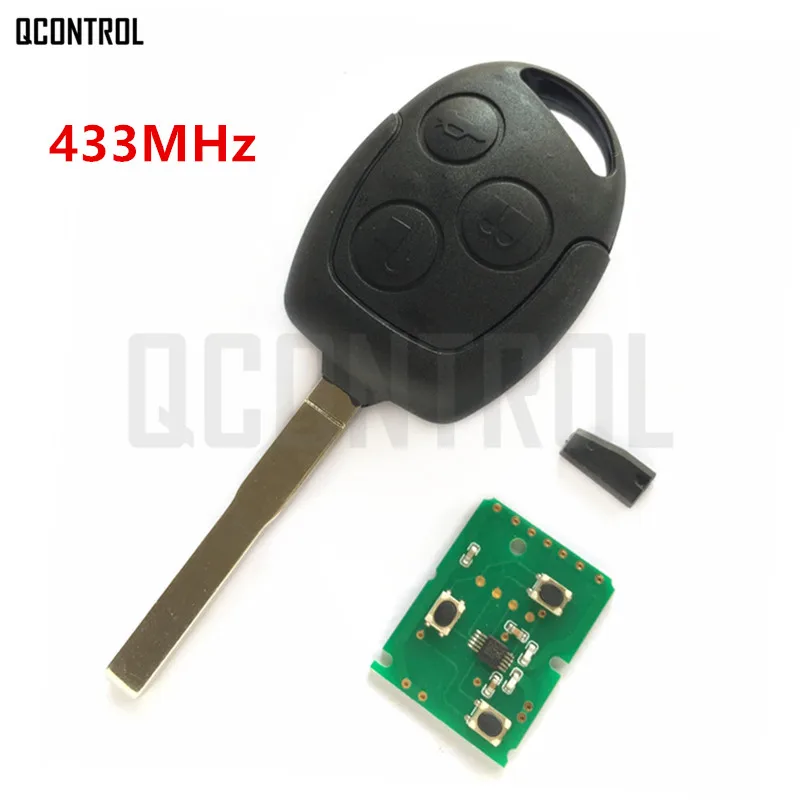 Дистанционный ключ QCONTROL для автомобиля сделай сам Ford Fusion Focus Mondeo Fiesta Galaxy HU101 Blade|car