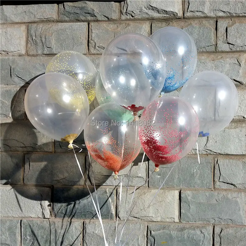 12 дюймов 5 шт. статические латексные волшебные шары из пеноматериала украшение на