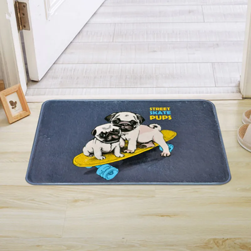 Милый вход для кабинета резиновый ковер 3D напольный коврик собаки ковры гостиной