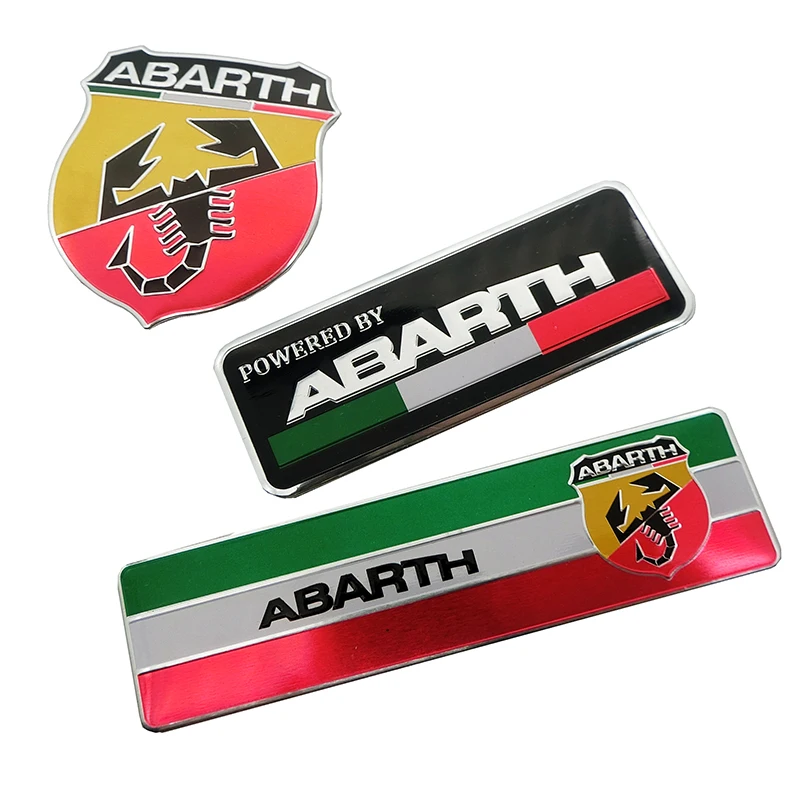 3D Алюминиевый автомобильный Abarth клейкий значок эмблема наклейка Наклейка Scorpion
