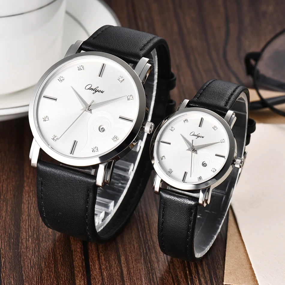 ONLYOU круглые карманные часы из нержавеющей стали с застежкой 5 бар