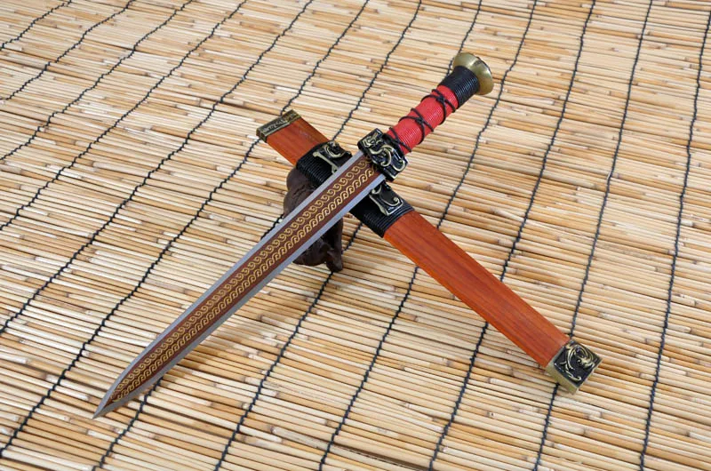 Полностью ручной работы китайский меч династии Хань домашний декор 1060