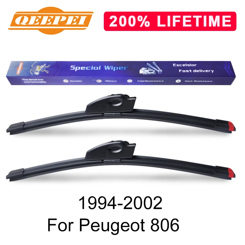 Сменная Щетка стеклоочистителя QEEPEI для Peugeot 806 1994-2002 силиконовая резина
