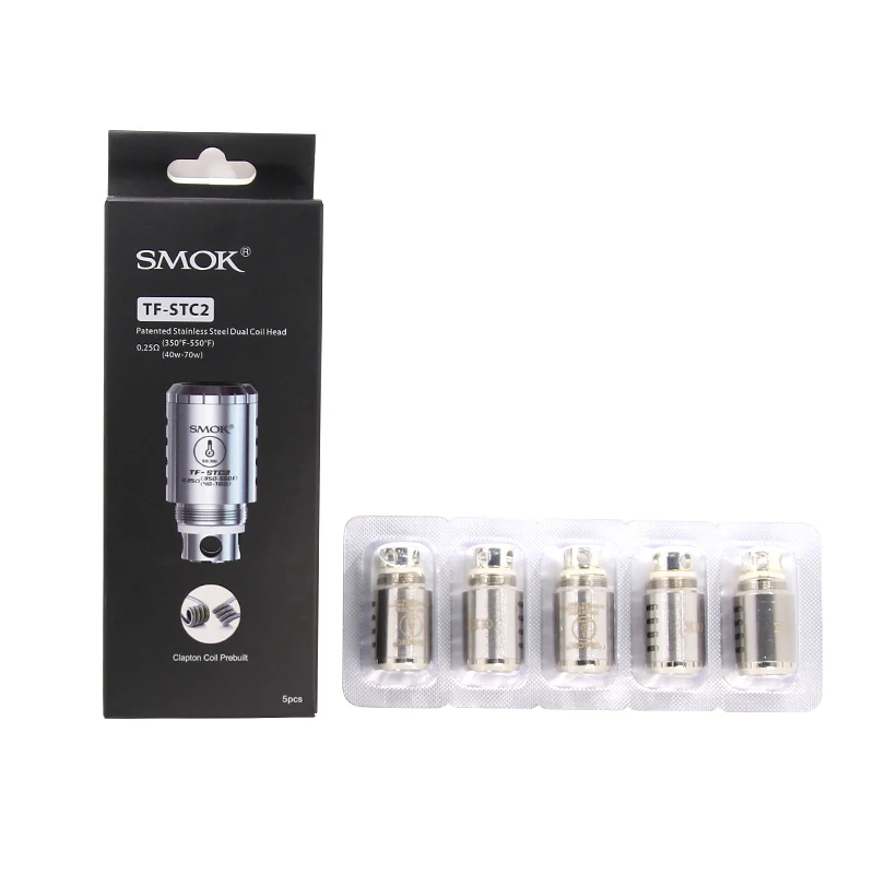 100% оригинальная катушка Smok TF-STC2 TFV4 STC2 0.25ohm сердечник для мини-бака | Электроника