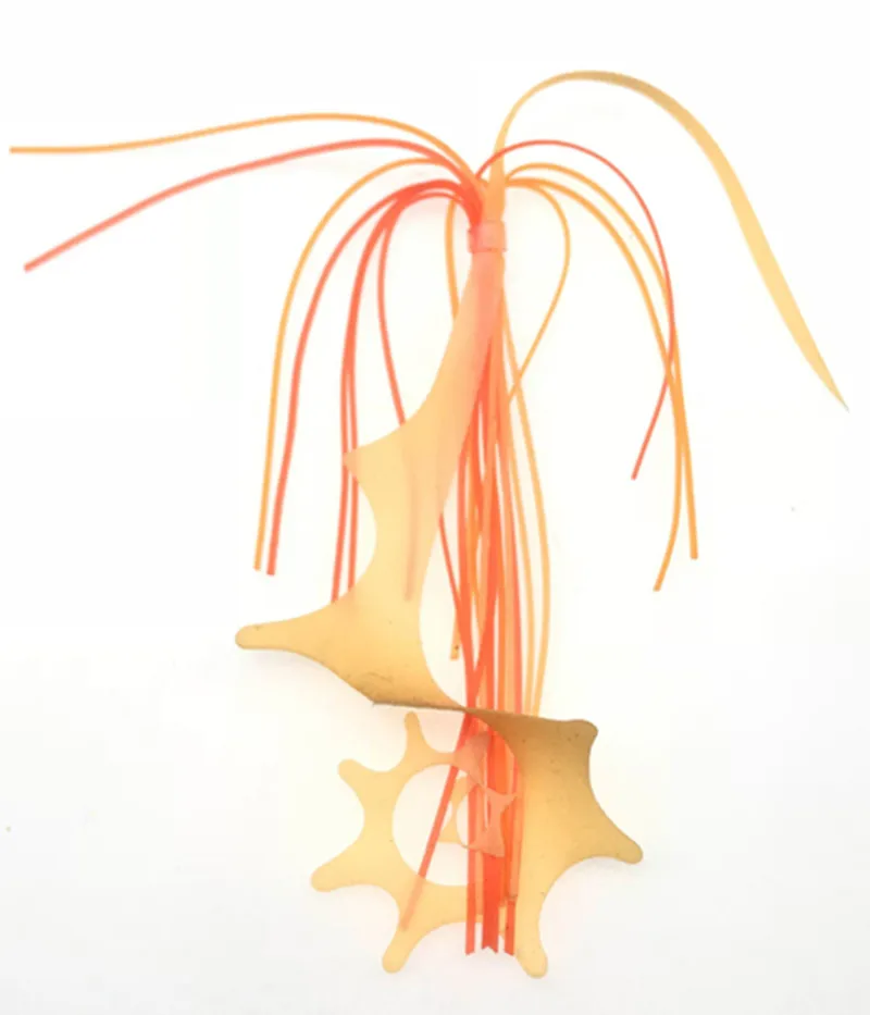 50 шт. силиконовая юбка джиг замена двойной крюк слайдер Rig запасные Крючки помощь