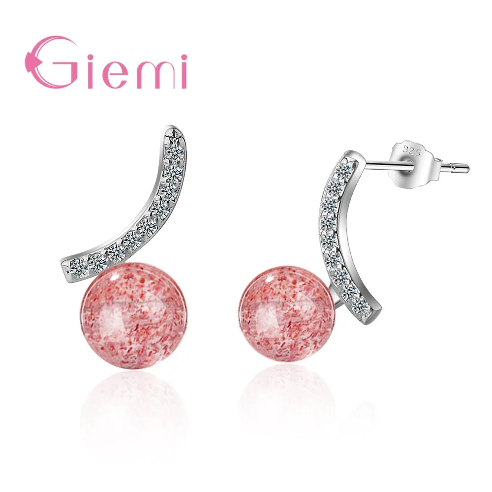 

Drop Shipping Women Daily Stud Earrings Korean Breif Ear Bujioux Crystal 925 Sterling Silver Joyas Boucle Foreille Femme Jewelry