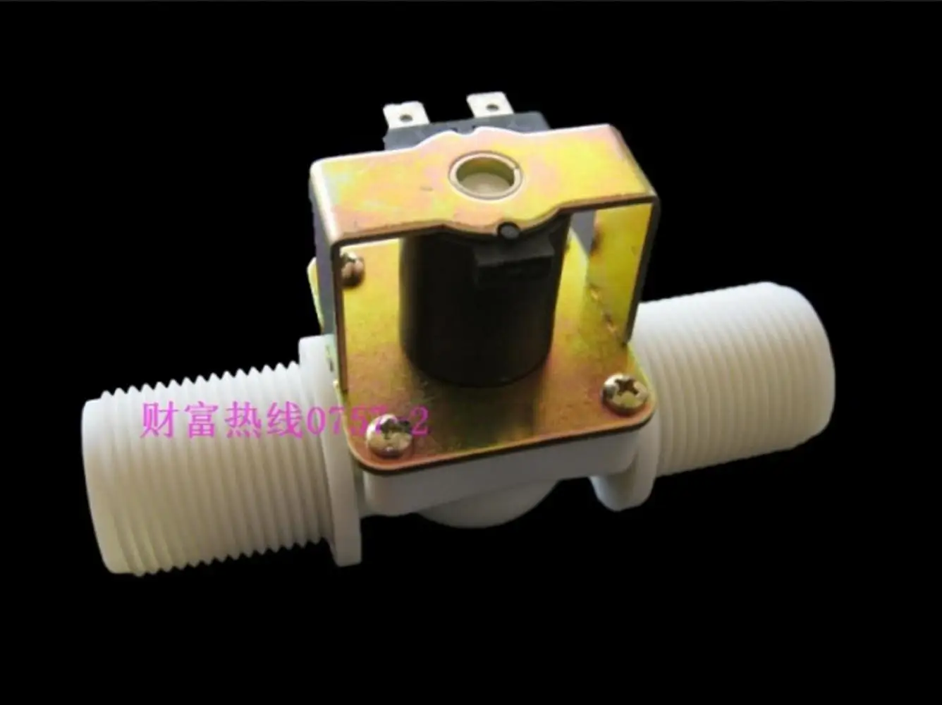 Новый 1 &quotконтроль расхода воды ЖК-метр + Датчик электромагнитный клапан адаптер