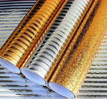 Бесплатная доставка алюминиевая фольга бумажная наклейка мебель золото серебро