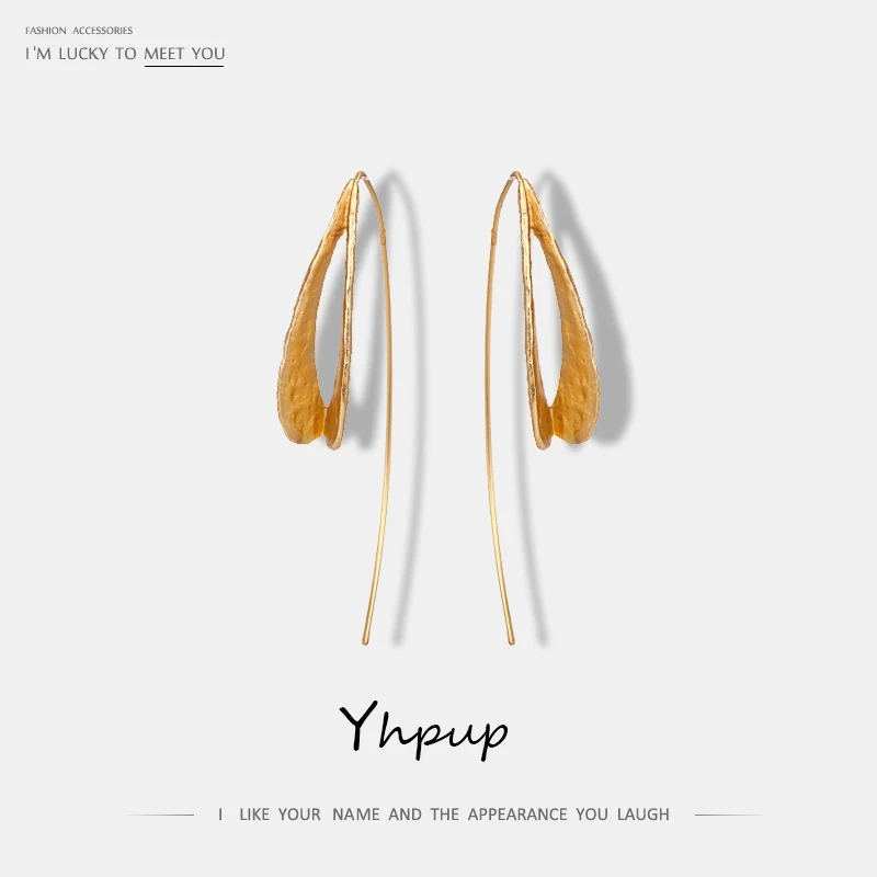 Женские серьги подвески Yhpup модные из цинкового сплава вечерние