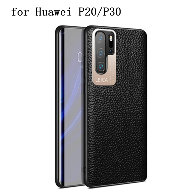 Ультратонкий чехол из натуральной кожи для huawei P30 Pro, чехол на заднюю панель для huawei P20/P20Pro, Защита экрана для huawei P30