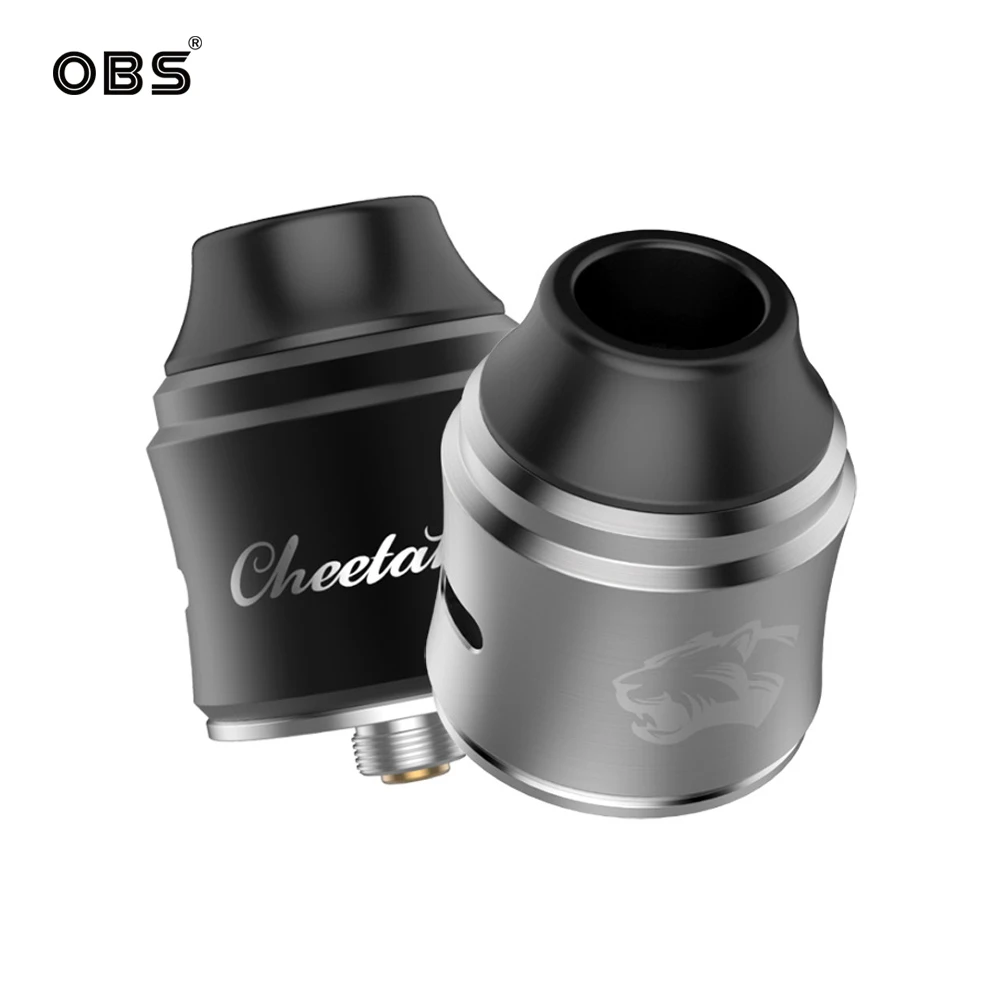 Original OBS Cheetah 3 RDA Tank Atomizer Middle Air Flow Updated Dual Coils Cloud Chasing E Cig Vape vape atomizer | Электроника