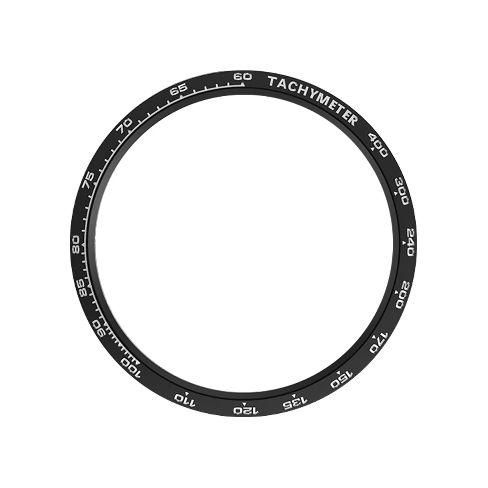 Black Style 2 Для samsung gear S3 ободок клейкая крышка стальное кольцо для samsung Galaxy Watch 46/42 мм против царапин аксессуары - Цвет ремешка: Black Style 2