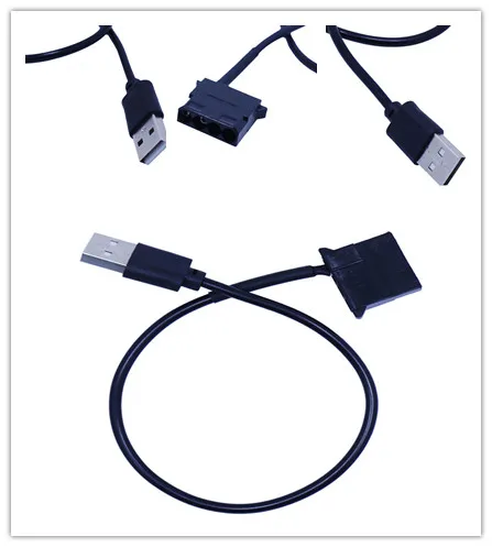 Кабель питания Molex с USB на 4 Pin 1 шт. чехол для компьютера адаптер шнур контактный