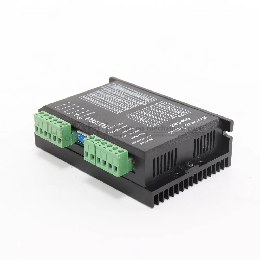 DM542 Драйвер шагового двигателя 2 фазы 24-50VDC 4A для NEMA17 NEMA23 мотор ЧПУ маршрутизатор контроллер для 3D принтера