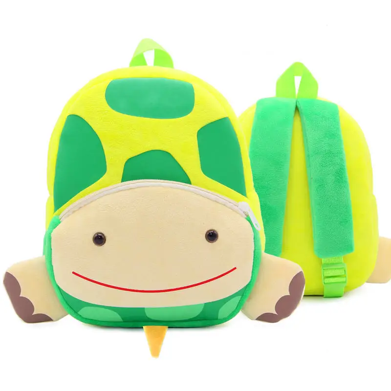 26cm backpack -19 Плюшевый рюкзак с изображением животных, школьная сумка на плечо, детские плюшевые куклы, мягкие игрушки для малышей, детский подарок - Цвет: 26cm backpack -19