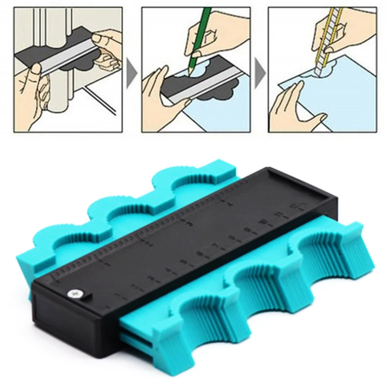 Инструмент для копирования контуров Dropshipping Copy Gauge Contour Duplicator Standard 5" Width Wood Marking Tool Tiling Laminate Tiles General Tools в США.