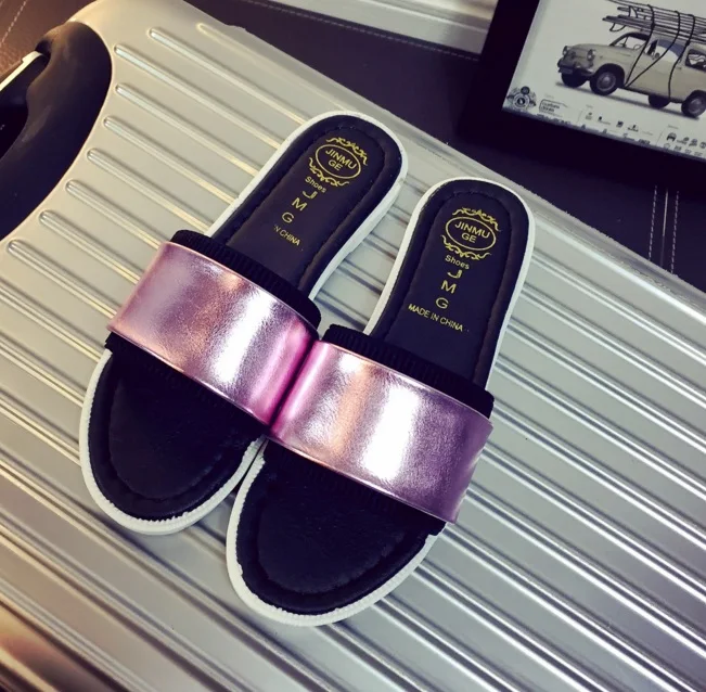 2016 последняя тенденция случайных сандалии повседневная тапочки плоские