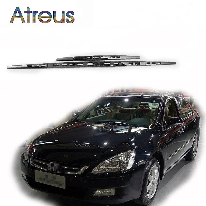 

2 шт., резиновые передние щетки стеклоочистителя для Honda Accord 2003-2007 2008 2009 2010 2011 2012