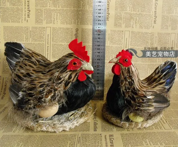 Имитация курицы модель игрушки полиэтилен и меха девичника украшение дома
