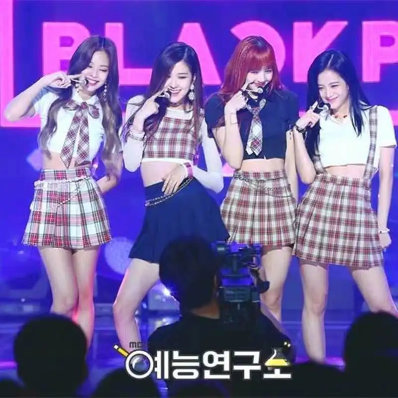 Kpop Корейская сценическая одежда для пения знаменитостей Женская Студенческая