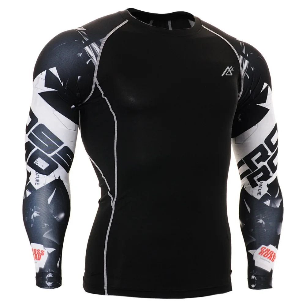 Мужская классическая компрессионная рубашка быстросохнущая Ультралегкая для