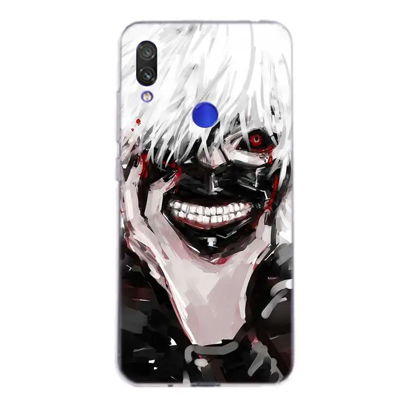 Силиконовый чехол с японским Аниме Tokyo Ghoul для Xiaomi Redmi Y3 S2 Y2 Note 7 6 5 Pro 4 4X 5A 6A Pocophone F1 Mi 8