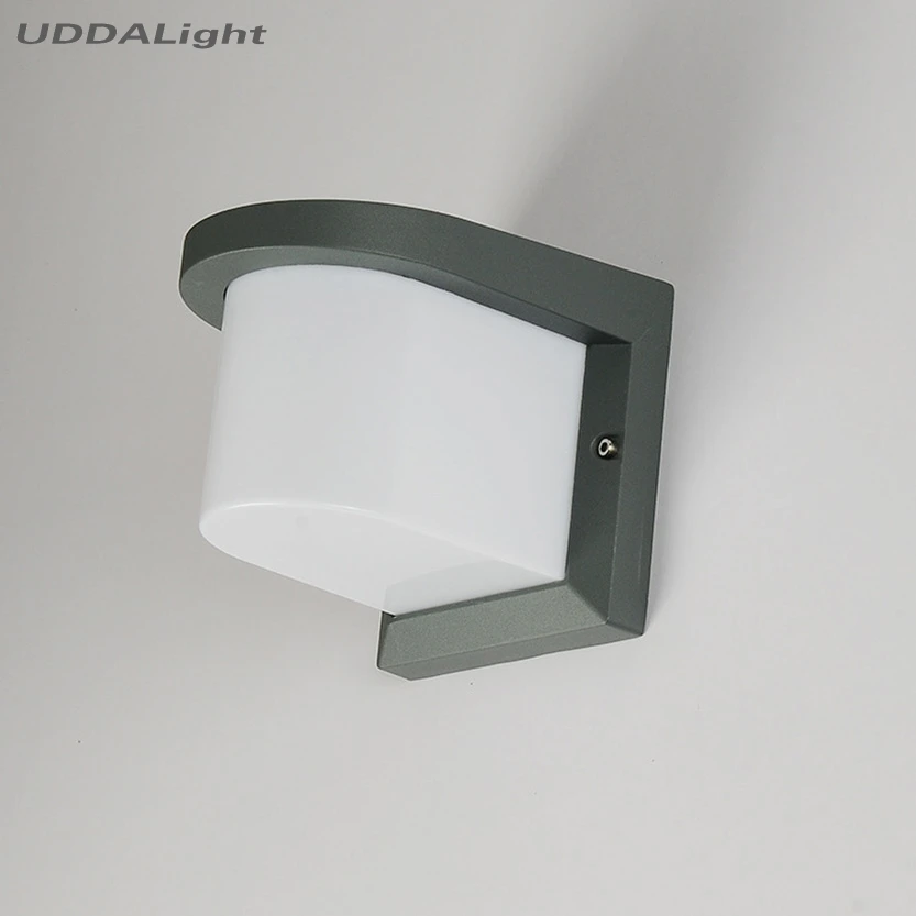 Квадратные черные/Серые Наружные наружные Настенные светильники 10 Вт садовые