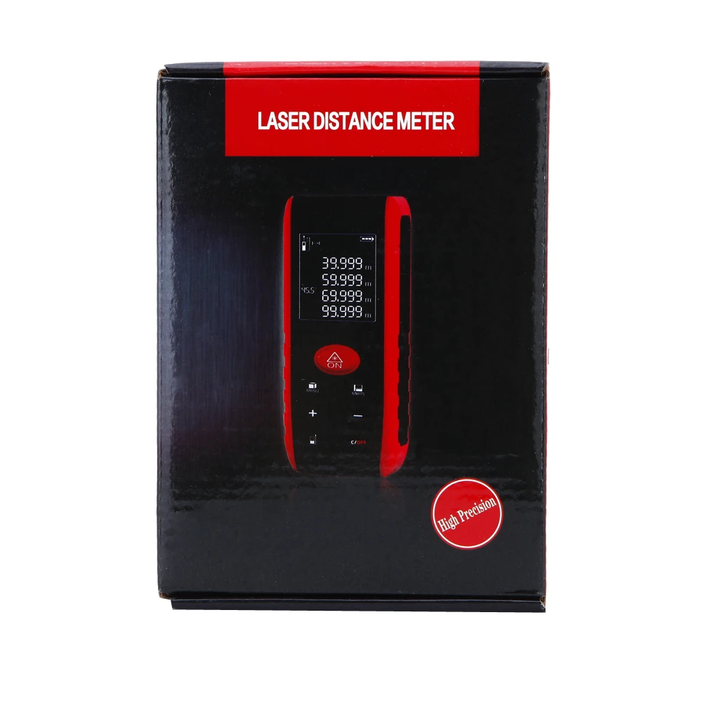 Цифровой 60 м ленты инструмент дальномер тестер Площадь-объем-угол лазерный Finder