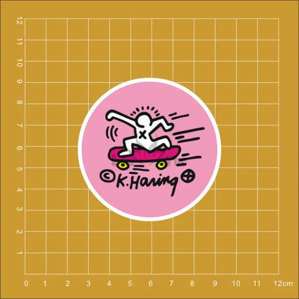 K haring водонепроницаемый чехол для ноутбука холодильника скейтборда тележки