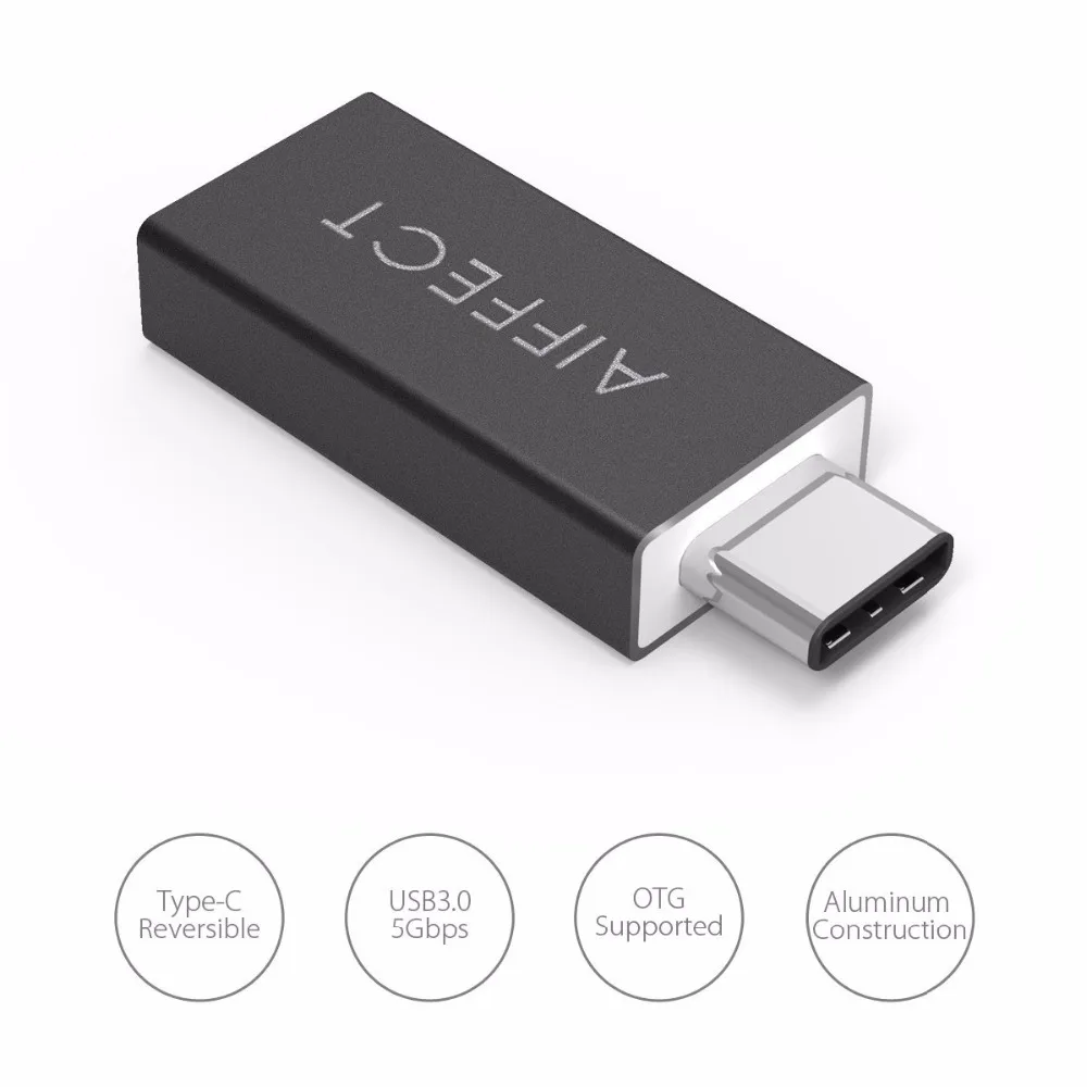 AIFFECT type-C к USB 3 0 OTG кабель адаптер Тип C конвертер для samsung huawei Xiaomi 5 | Мобильные