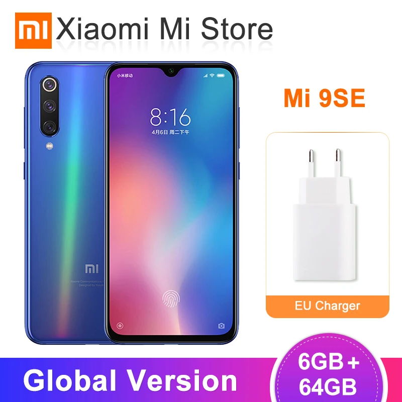 Глобальная версия Xiaomi mi 9 SE 6GB 64GB Snapdragon 712 Octa Core 5 97 &quotAMOLED FHD + дисплей 48MP тройные