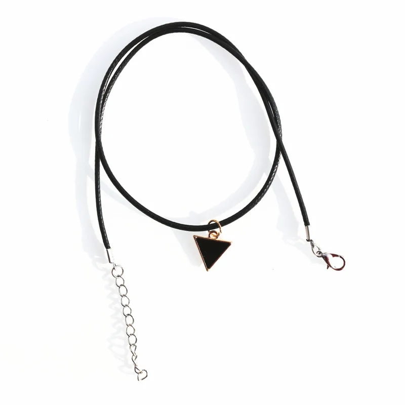 Модная бижутерия в стиле ретро N852 геометрические ожерелья веревочная цепочка