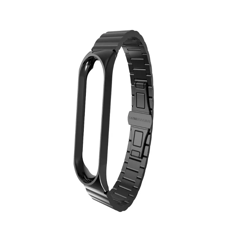 

Mi Band 4 Strap Metal Stainless Steel For Xiaomi Mi Band 4 Strap Compatible Bracelet Miband 3 Wristbands Pulseira Mi band3