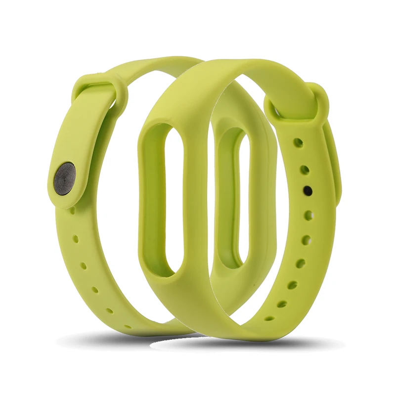 LEMDIOE Многоцветный силиконовый браслет на запястье наручный ремешок замену для mi