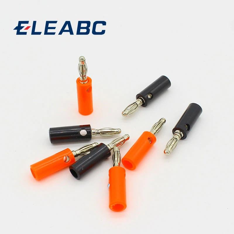 10 шт. черный и красный провод аудио кабель динамика коннекторы типа банан адаптер