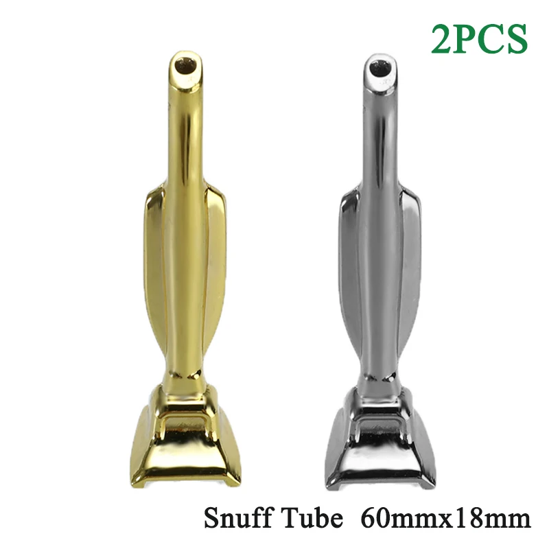 

Metal Snuff Bottle Vacuum Snuff Snorter Sniffer Rocket Hooter Snuff Tube Smoke Tobacco Pipe Hoover Sniff Smoking Accessories