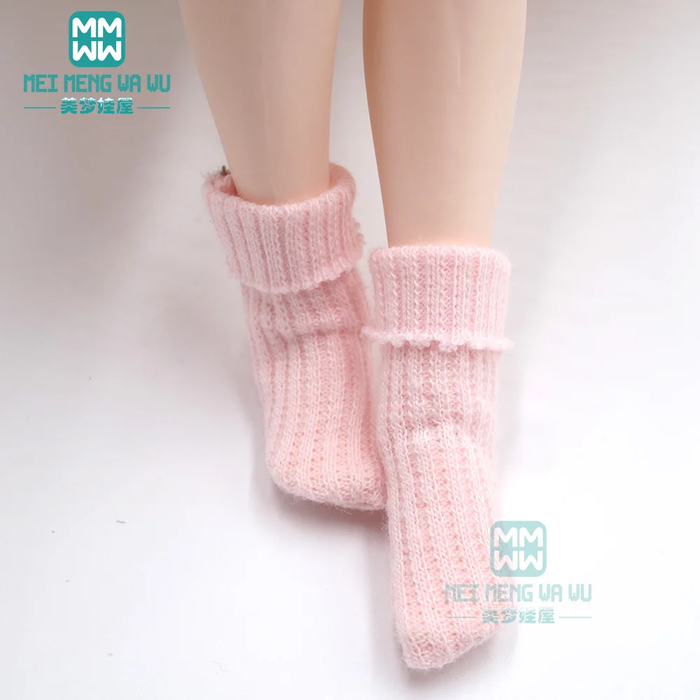 Подходит для кукол блайз Azone OB22 O24 28-30 см модные носки на шнуровке розовые черные