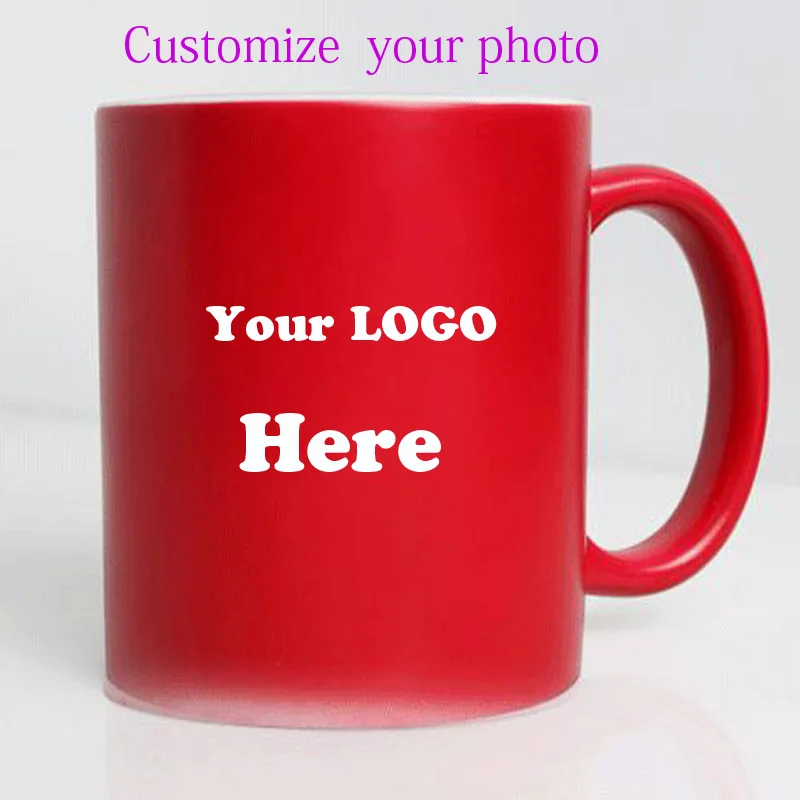 Прямая поставка DIY Фото Волшебная меняющая цвет кофейная кружка на заказ ваша