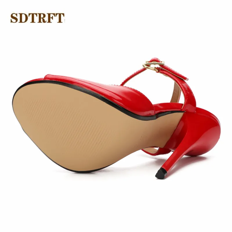 Женские вечерние босоножки SDTRFT туфли лодочки на тонком высоком каблуке 13 см
