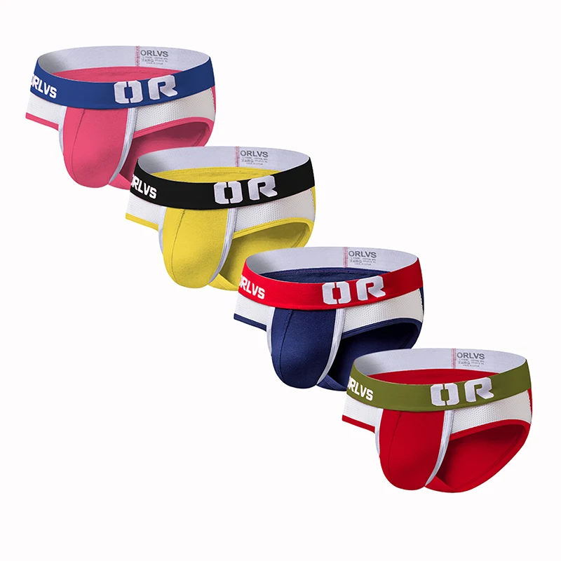 Мужское нижнее белье ORLVS сексуальное дышащее Сетчатое без застежек OR147| |