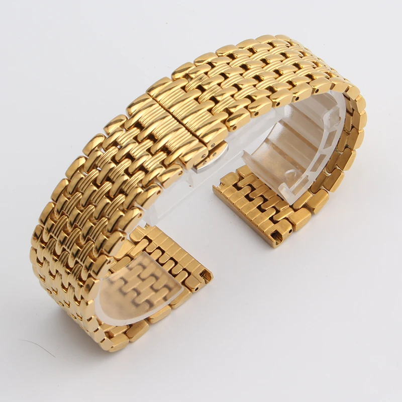 Ремешок из нержавеющей стали для наручных часов металлический браслет цвета