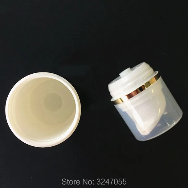 15ml30ml50ml30шт/партия высококлассная белая пластиковая безвоздушная бутылка для