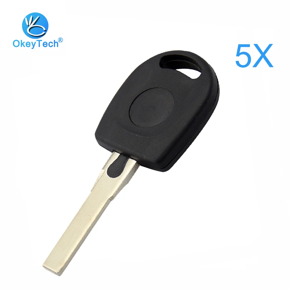 OkeyTech 5 шт./лот хорошее качество Uncut HU66 Blade Автомобильный Транспондер чехол для