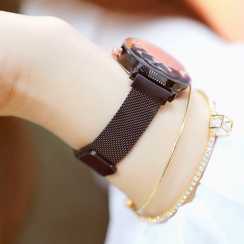 Женские кварцевые наручные часы с браслетом из нержавеющей стали|Женские часы| |