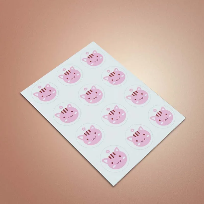 Joylong Kawaii стикер s Скрапбукинг милый кот Печать пакет DIY выпечки мешок украшения